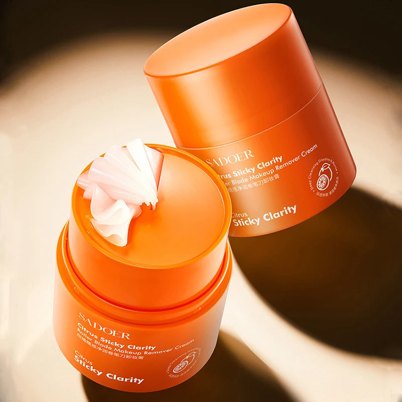 Baume Démaquillant Citrus Stick – Lèvres Yeux Visage Grande Capacité Doux Soin Peau