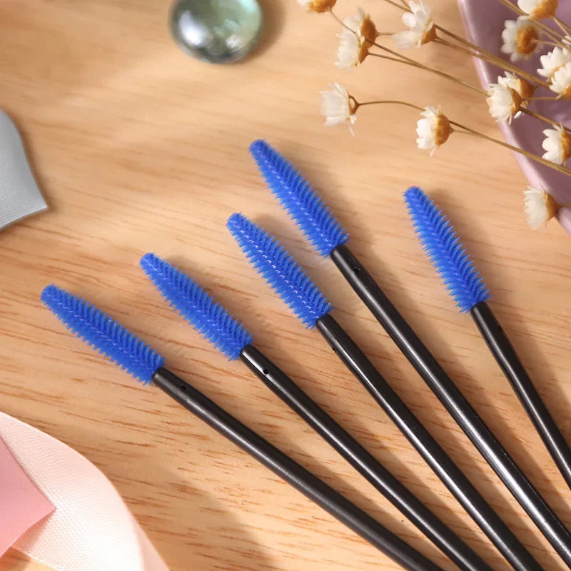 Brosses Silicone Cils Jetables – Lot 50 Pcs | Applicateur Mascara & Extension