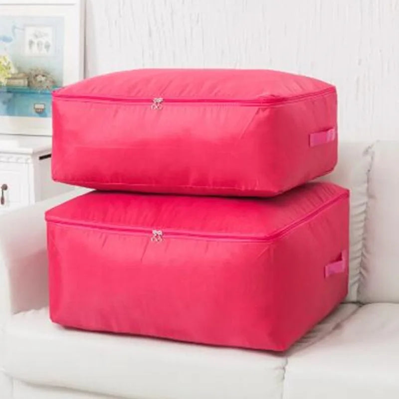 Sacs de Rangement Pliables Grande Capacité – Housse Anti-Humidité Vêtements Couettes Armoire