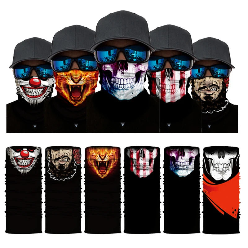 Tour de Cou Cagoule Multifonction – Bandana Sans Couture Coupe-Vent | Vélo, Ski, Moto, Randonnée & Snowboard