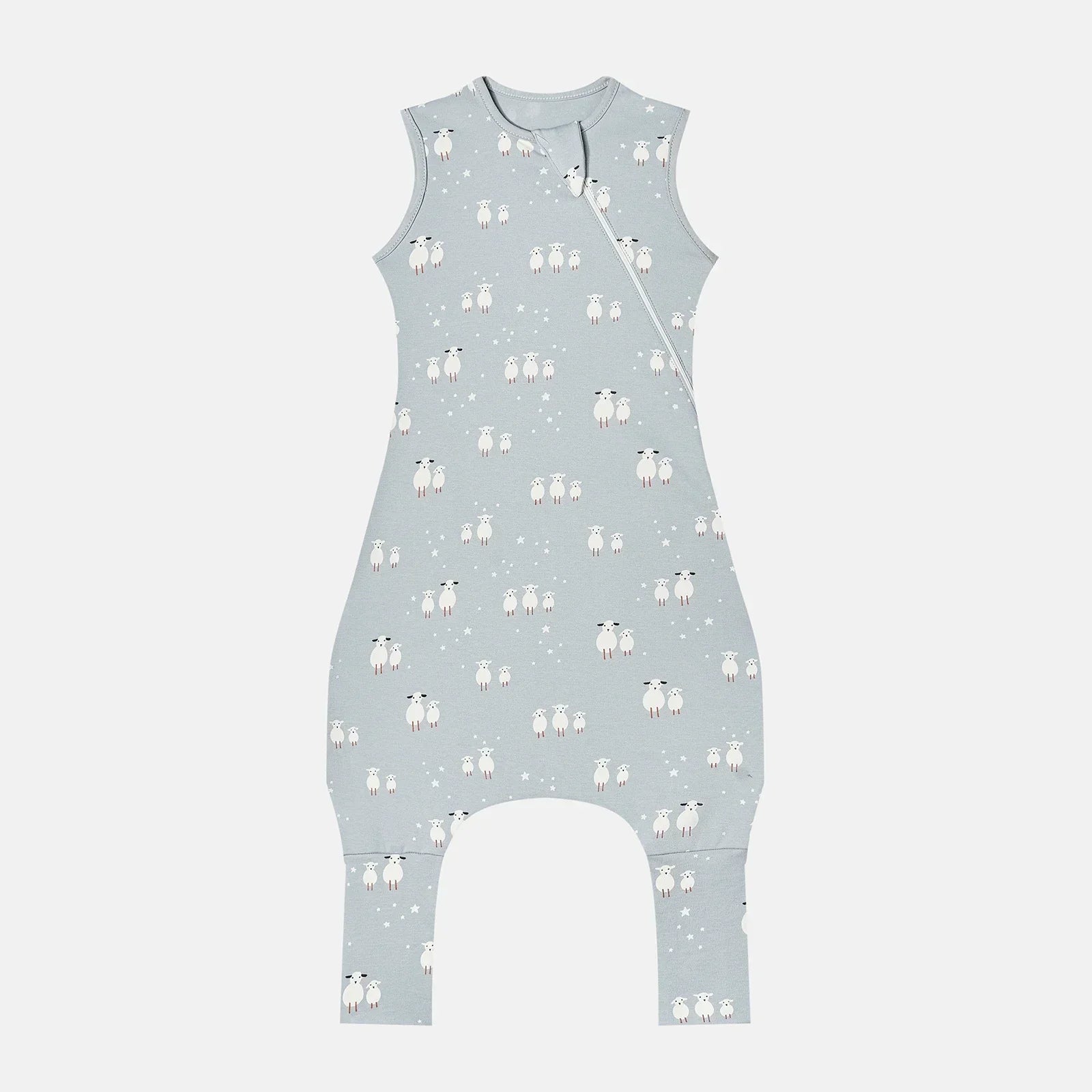 Gigoteuse Bébé Coton Premium 4 Saisons – Sac de Couchage Nourrisson Double Zip Sans Manches