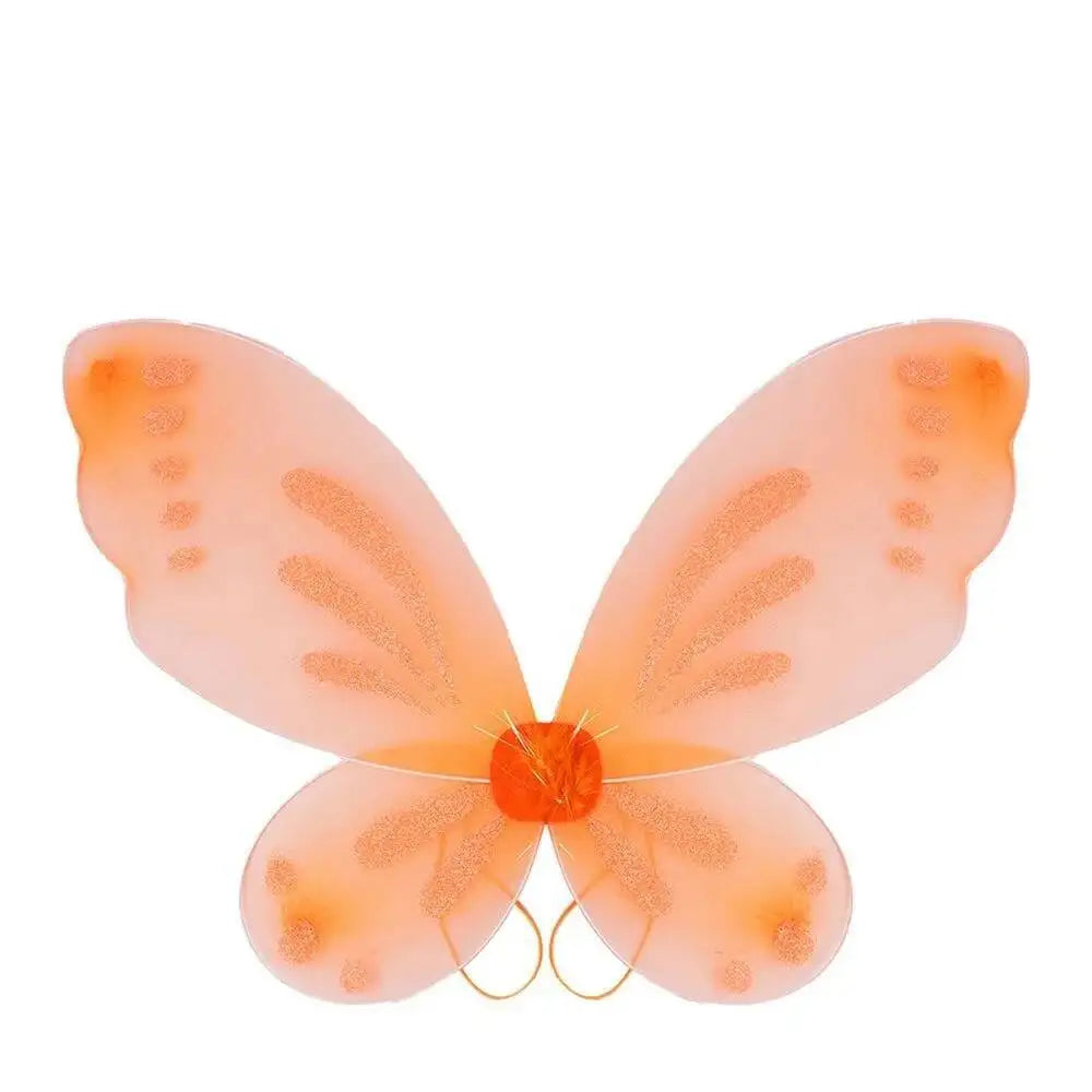 Déguisement Fée des Forêts Fille – Robe Elfe Princesse Feuilles d'Automne avec Ailes Halloween Noël
