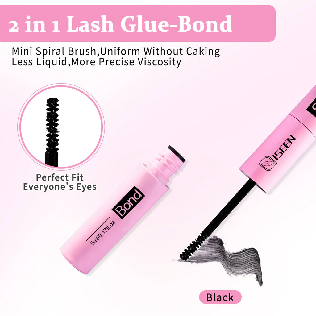 Kit Extensions Cils DIY Clusters Wispy – Colle, Scellant & Pince | Pose Maison