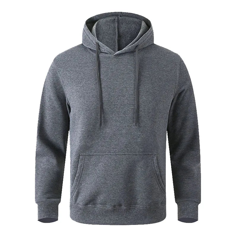 Hoodie Unisexe Homme Femme Polaire Minimaliste Noir Blanc Casual Sport Sweatshirt Capuche Confortable Intemporel | Hoodie Polaire Minimaliste Premium