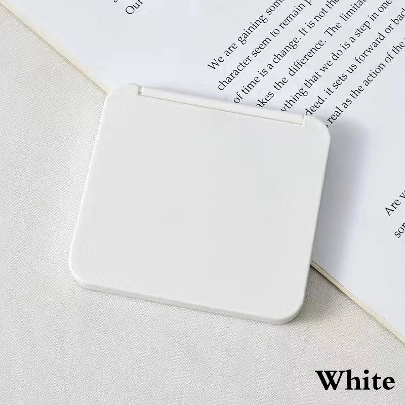 Miroir Maquillage Double Face Carré Portable – Mini Miroir de Poche Compact | Cadeau Fille Multicolore