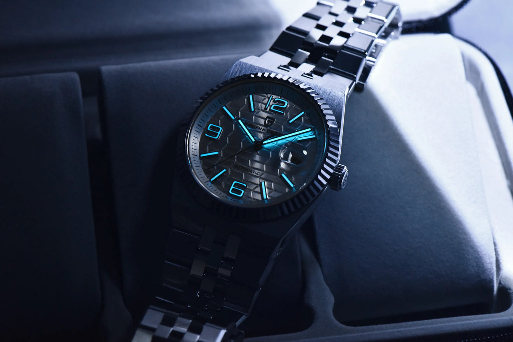 Montre Homme Luxe PAGANI DESIGN 2026 Automatique Cadran 3D Losange Verre Saphir – Business Fashion
