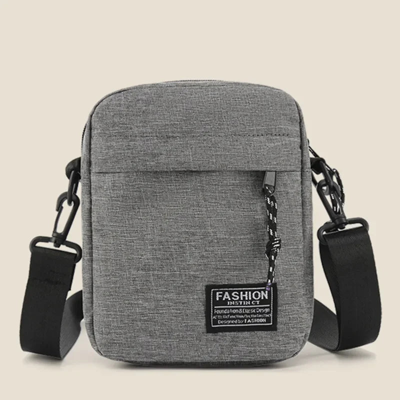 Petit Sac Carré Oxford Unisexe – Sacoche Bandoulière Crossbody Casual Homme Femme