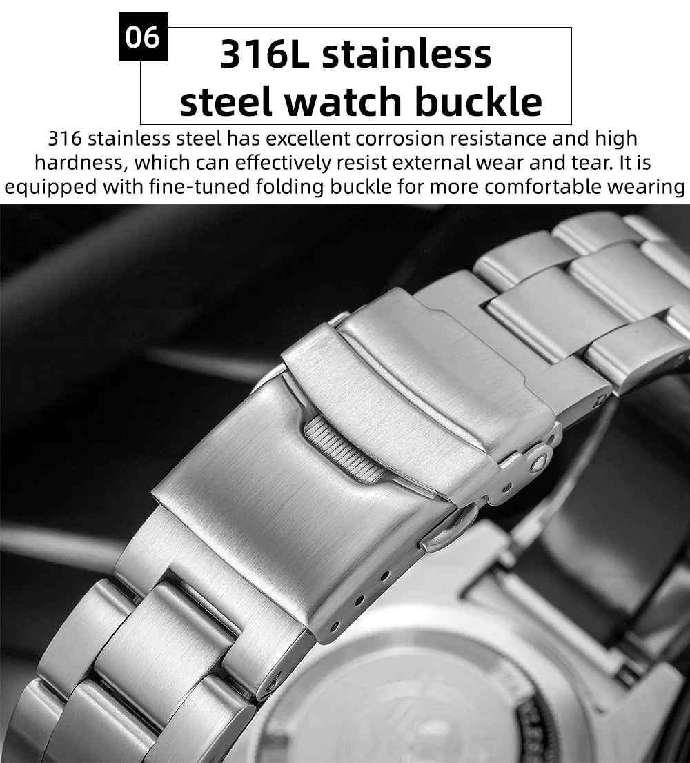 Montre Homme ADDIESDIVE AD2089 Quartz 2025 – Super Lumineuse Étanche 200M Silicone Luxe