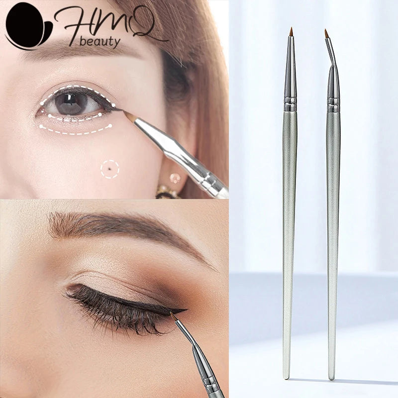 Pinceau Eyeliner Coudé Précision – Correcteur Cernes & Contour Yeux | Outil Cosmétique