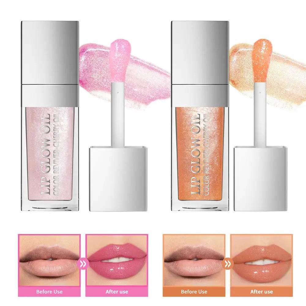 Huile à Lèvres Changeante de Couleur – Jelly Crystal Nacrée | Hydratante & Nourrissante