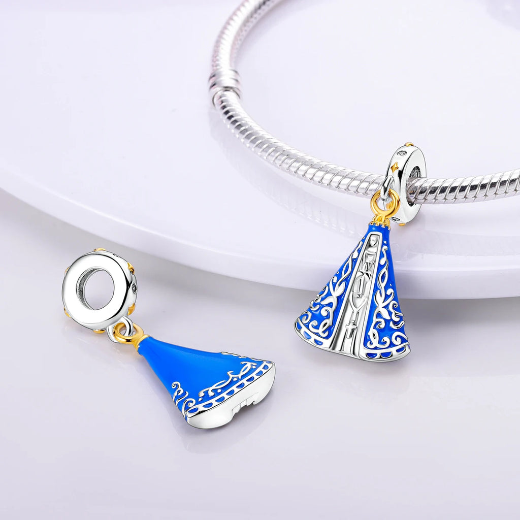 Charm Argent 925 Pendentif Croix, Ange, Pyramide & Pharaon – Breloque Spirituelle & Symbolique DIY | Compatible Bracelet Original | Bijou Personnalisé