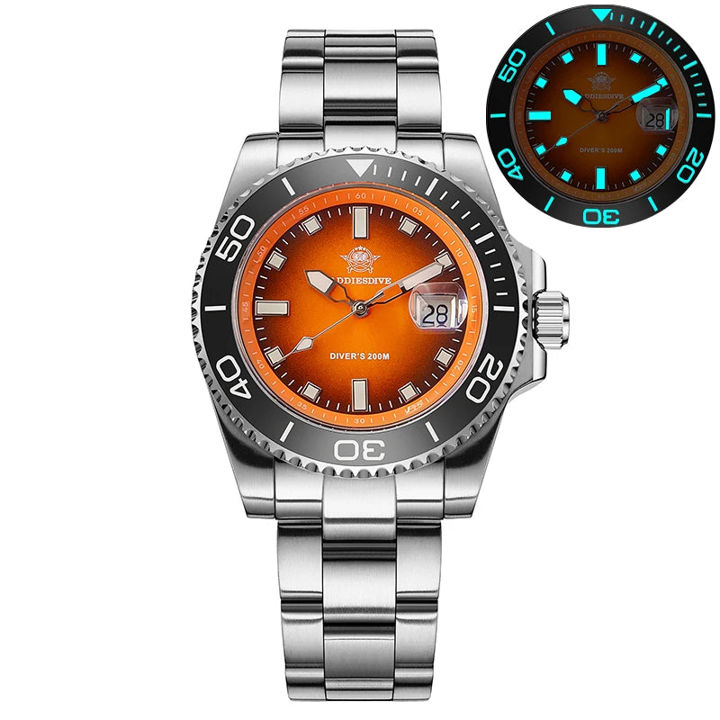 Montre Homme ADDIESDIVE AD2089 Quartz 2025 – Super Lumineuse Étanche 200M Silicone Luxe