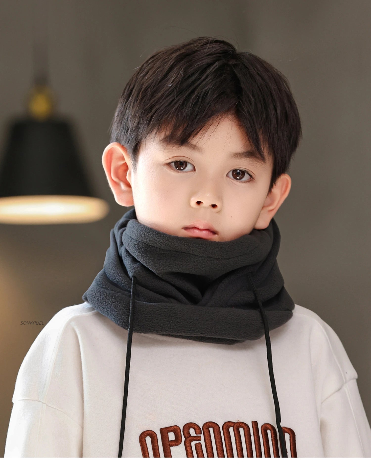 Cagoule Polaire Enfant - Masque, Tour de Cou & Bonnet 3-en-1 Hiver