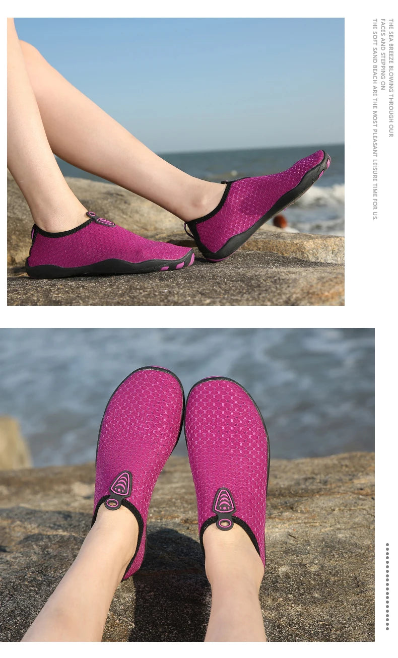 Chaussures Aquatiques Unisexe Grande Taille – Pieds Nus, Plage & Piscine | Yoga, Fitness & Natation | Tailles 35-46