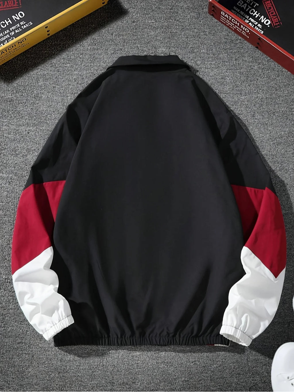 Veste Homme Color Block Légère Casual Voyage Coupe-Vent Résistante Tissu Premium Confortable Tendance | Veste Color Block Légère Premium