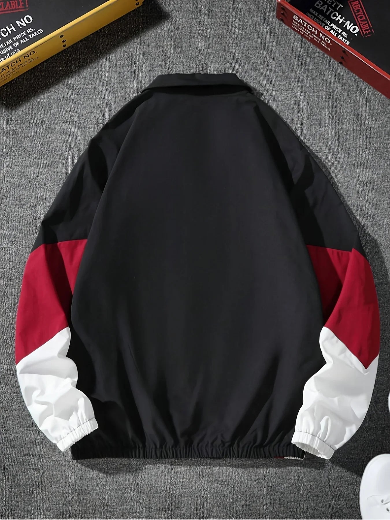 Veste Homme Color Block Légère Casual Voyage Coupe-Vent Résistante Tissu Premium Confortable Tendance | Veste Color Block Légère Premium