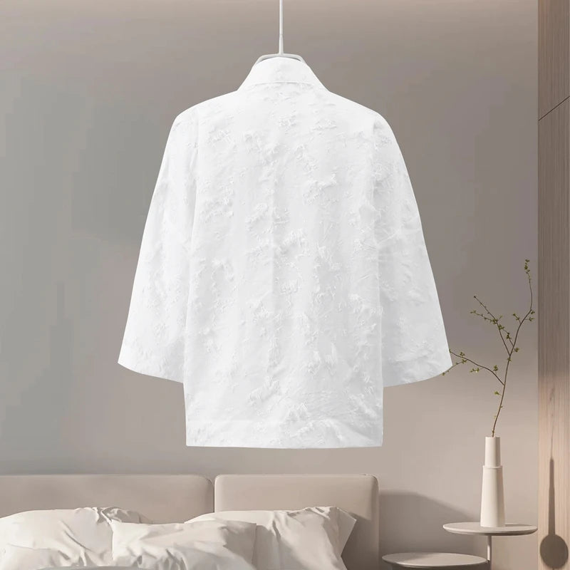Ensemble 2 Pièces Femme - Chemise Boutons À Franges & Jupe Plissée Zippée | Urban Lady