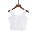 Crop Top Tube 100 % Baumwolle Candy Farben – Ärmelloses, lässiges, sexy Damen-Camisole