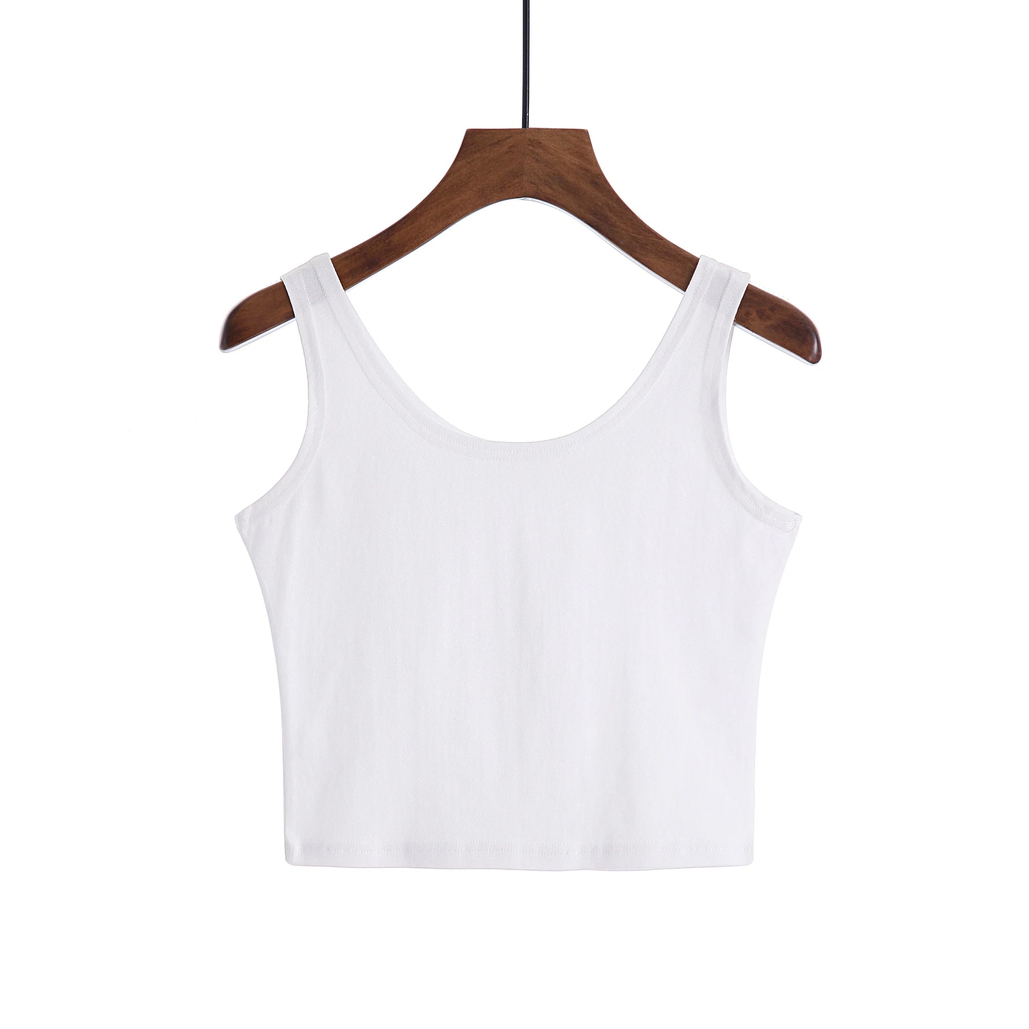 Crop Top Tube 100 % Baumwolle Candy Farben – Ärmelloses, lässiges, sexy Damen-Camisole