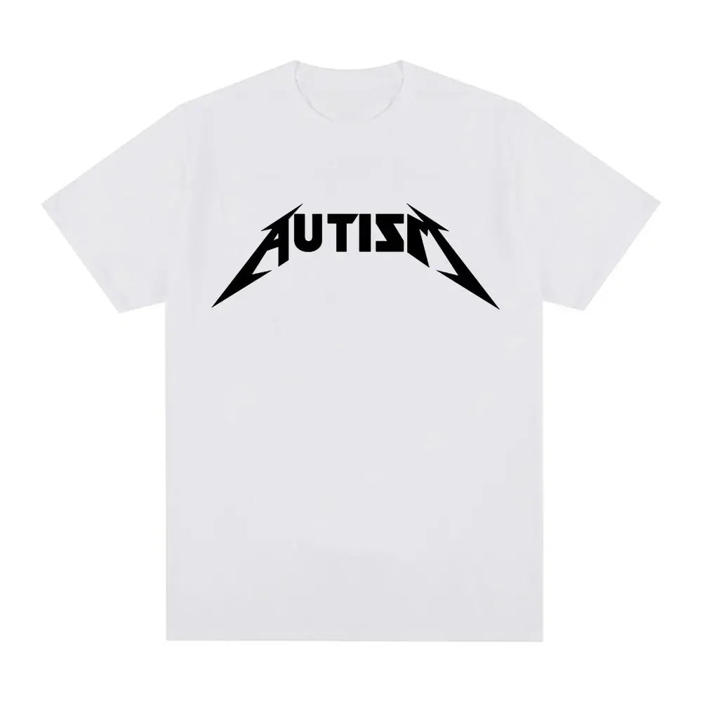 T-Shirt Unisexe Metal Rock Meme Oversize Loose Été – Hip Hop Streetwear Manches Courtes Sport Tendance | Mode Homme & Femme