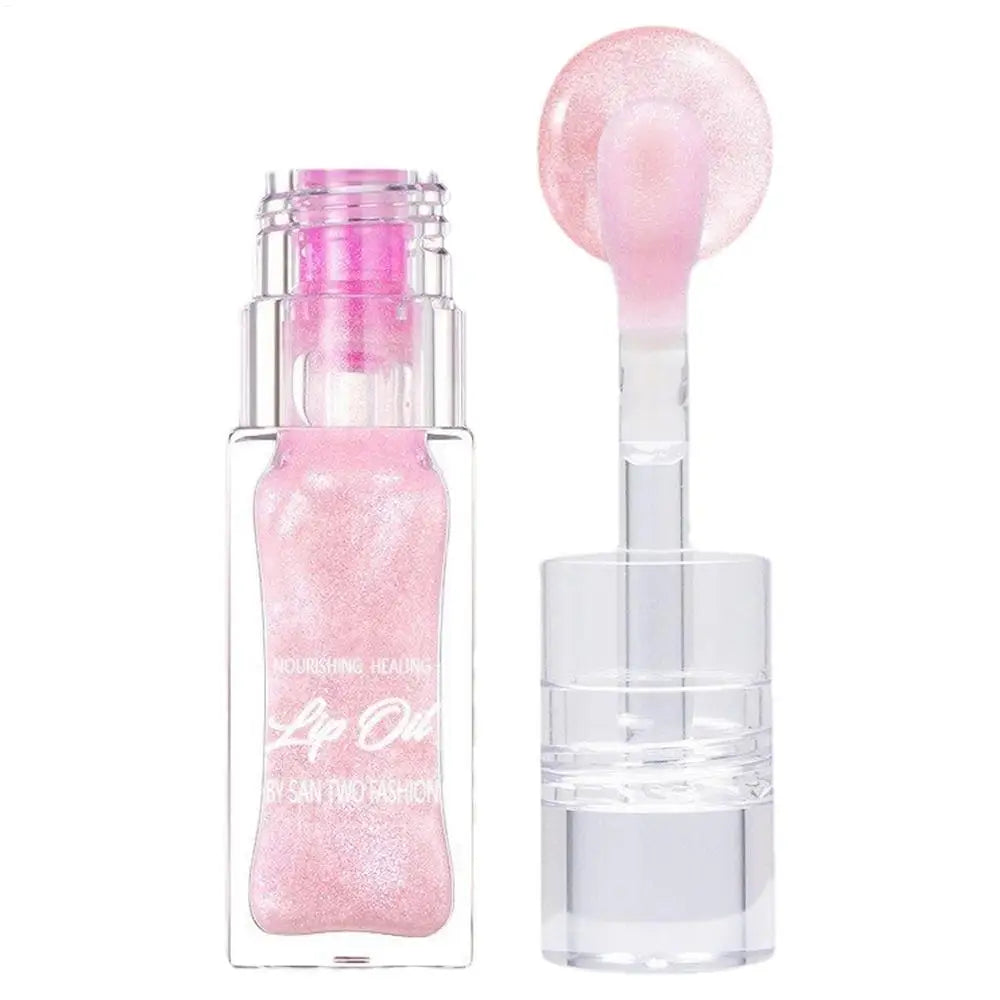 Huile à Lèvres Changeante de Couleur – Jelly Crystal Nacrée | Hydratante & Nourrissante