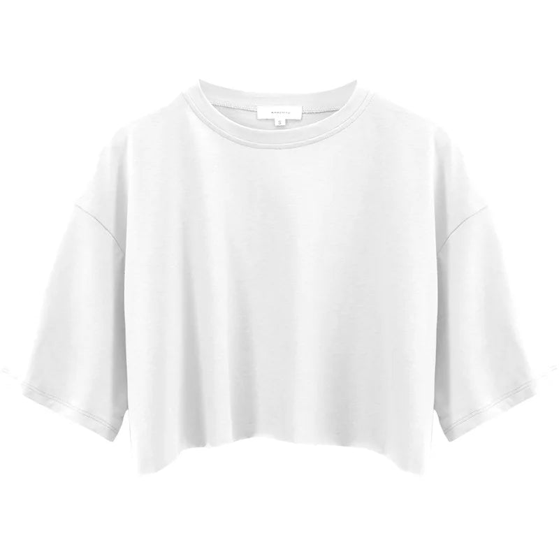 Top Sport Femme Y2K Manches Courtes – Yoga, Danse & Fitness | Coupe Ample Tendance | T-Shirt Sportif Polyvalent Été