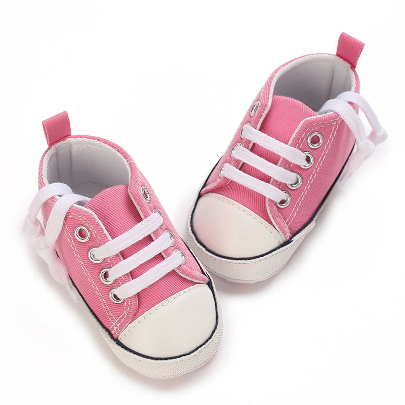 Chaussures Bébé Fille Rose Semelle Souple – Ballerines Légères Confortables Premiers Pas Casual