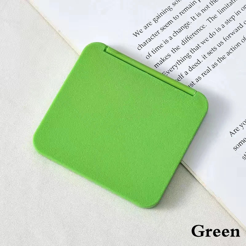 Miroir Maquillage Double Face Carré Portable – Mini Miroir de Poche Compact | Cadeau Fille Multicolore