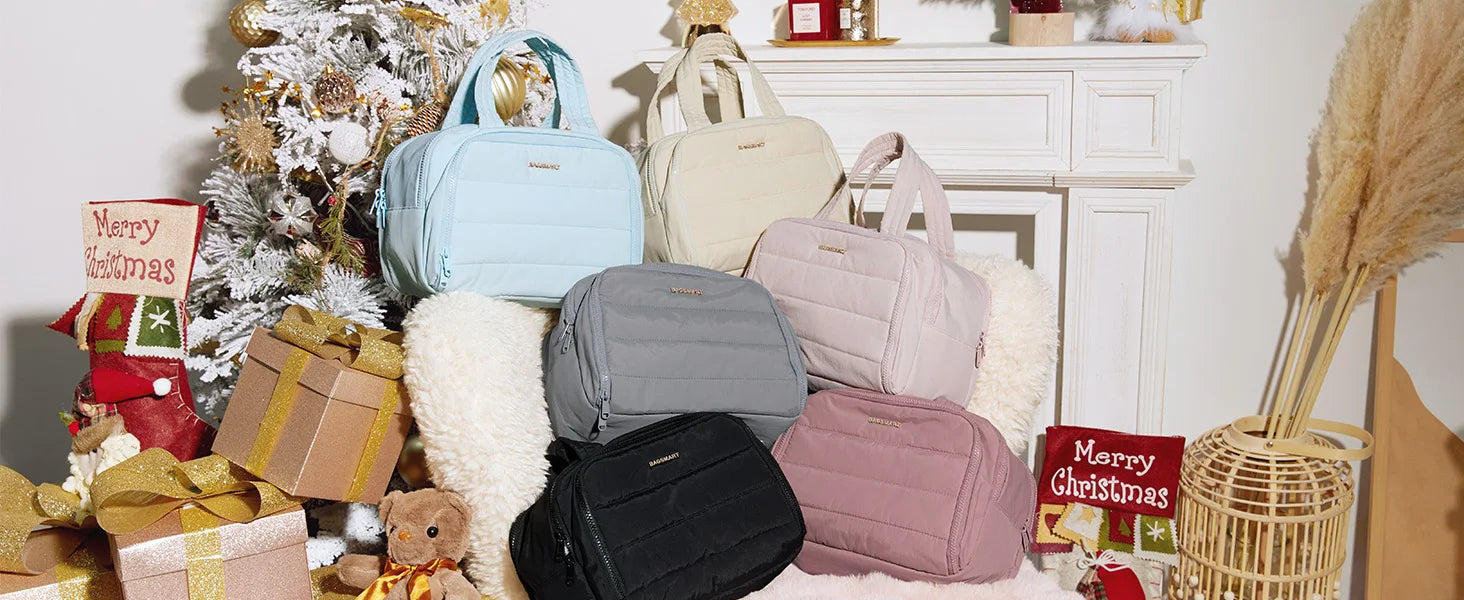 Sac Toilette Voyage BAGSMART – Grande Capacité | Trousse Cosmétique avec Poignée