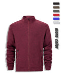 Veste Sweat Homme Zippée Intégrale Col Montant Coupe-Vent Chaud Casual Outdoor Automne Hiver Confortable Élégante Intemporelle – Veste Sweat Premium Zippée Col Montant | Mode Homme Outdoor Automne Hiver Premium