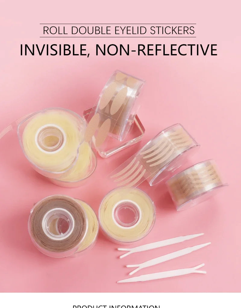 Lot 600 Stickers Paupières Double Invisibles - Regard Amande & Extension Cils