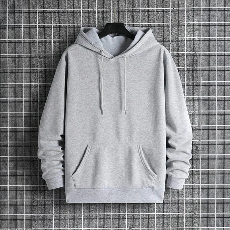 Hoodie Homme Couleur Unie Qualité Premium Capuche Casual Fashion Pullover Maison Outdoor Confortable Intemporel | Sweatshirt Capuche Premium