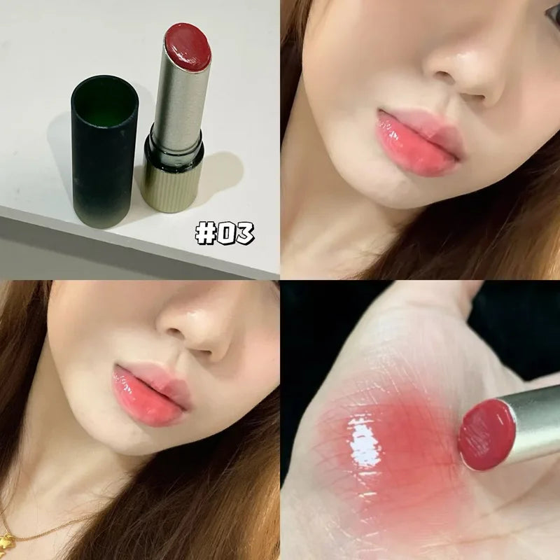 Gloss Jelly Chocolat Brun – Stylo Miroir Nacré Waterproof | Lèvres Hydratées & Brillantes
