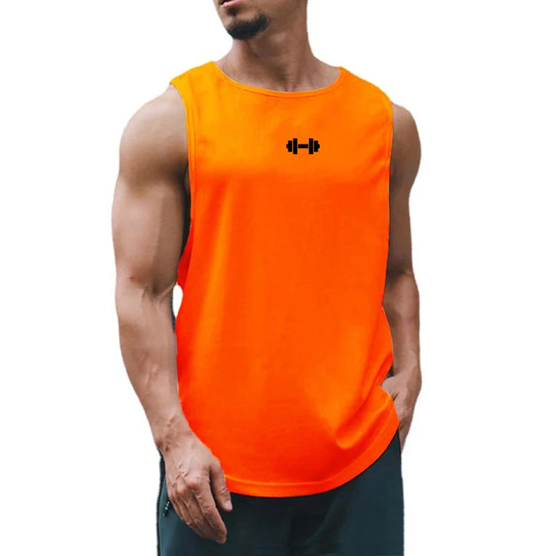 Débardeur Homme Gym Fitness Séchage Rapide – Loose Bodybuilding Sans Manches Basketball Été | Mode Homme Sport Premium