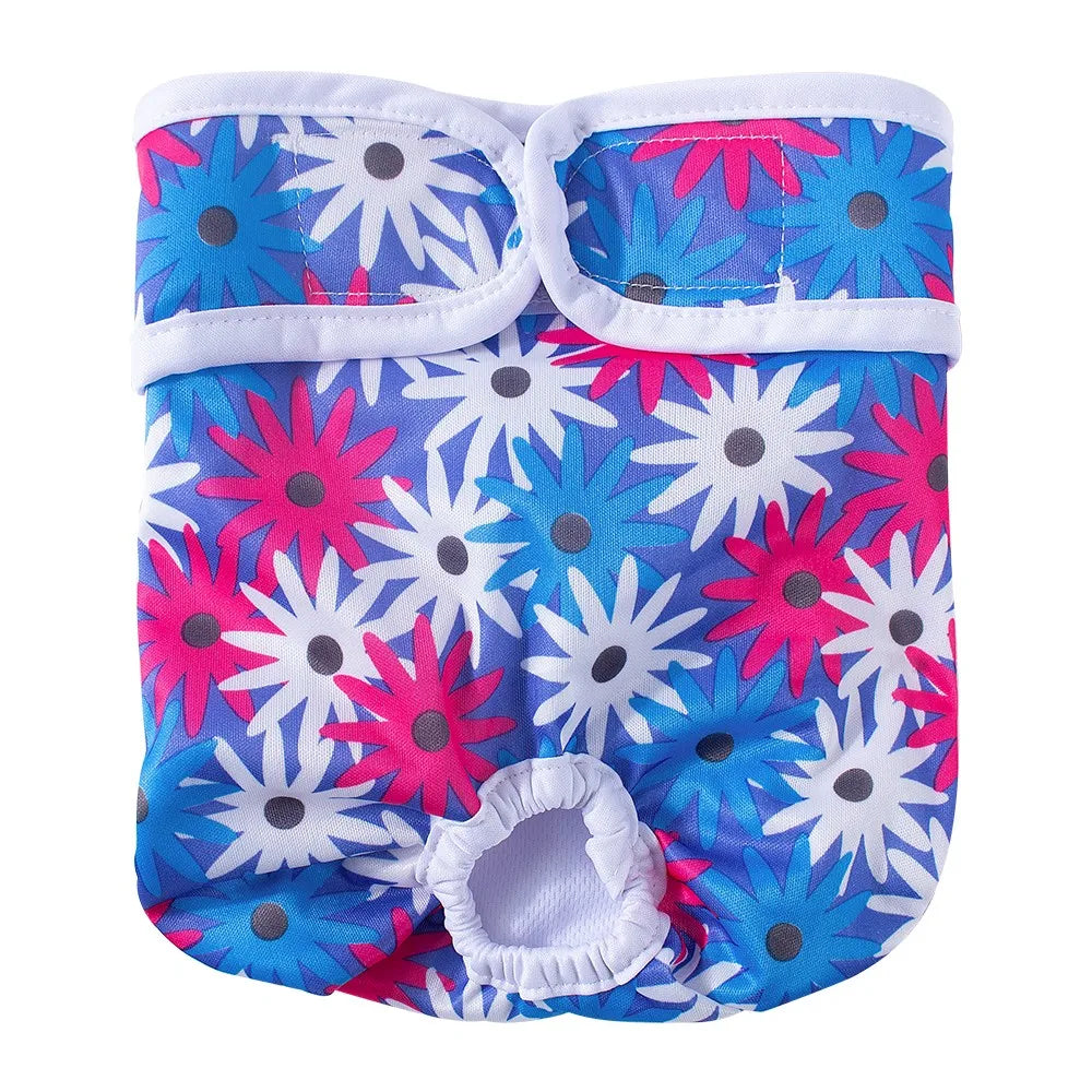 Couche Chienne Lavable BIAI – Culotte Physiologique Étanche Soie Glacée Douce Réutilisable