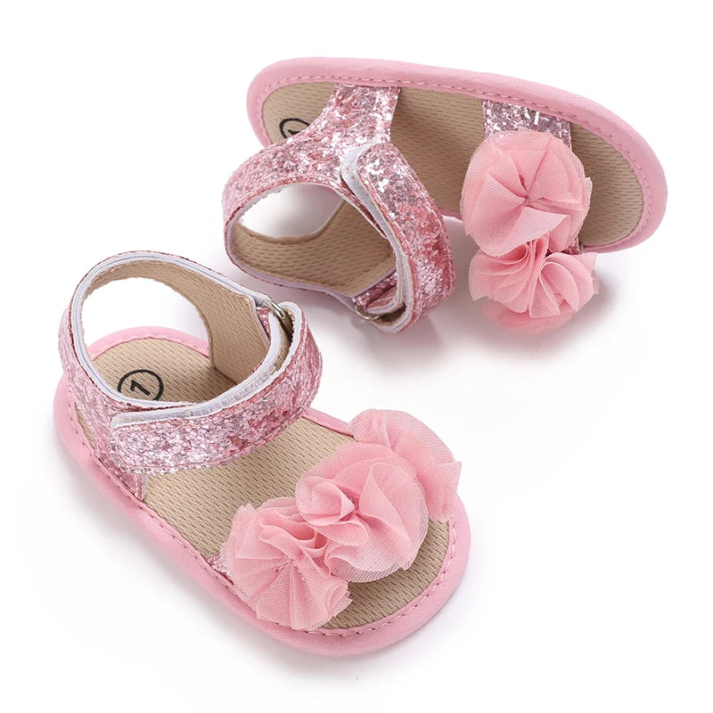Chaussures Bébé Fille Rose Semelle Souple – Ballerines Légères Confortables Premiers Pas Casual