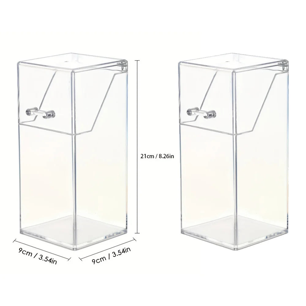 Boîte de Rangement Cosmétiques Acrylique Transparente — Anti-Poussière Grande Capacité