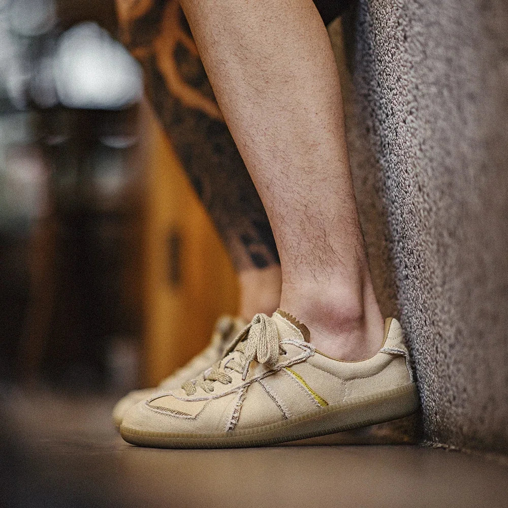 Maden Desert Dune Canvas Rétro Homme – Chaussures Sport Légères Semelle Douce Printemps Été
