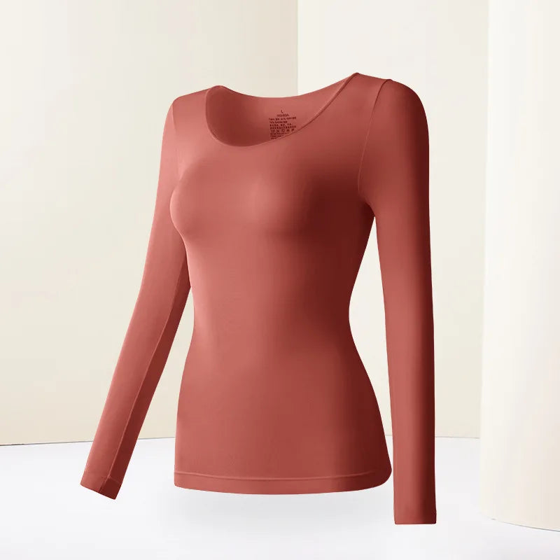 Set Sous-Vêtements Thermiques Femme - Ultra-Fins & Invisibles Automne Hiver