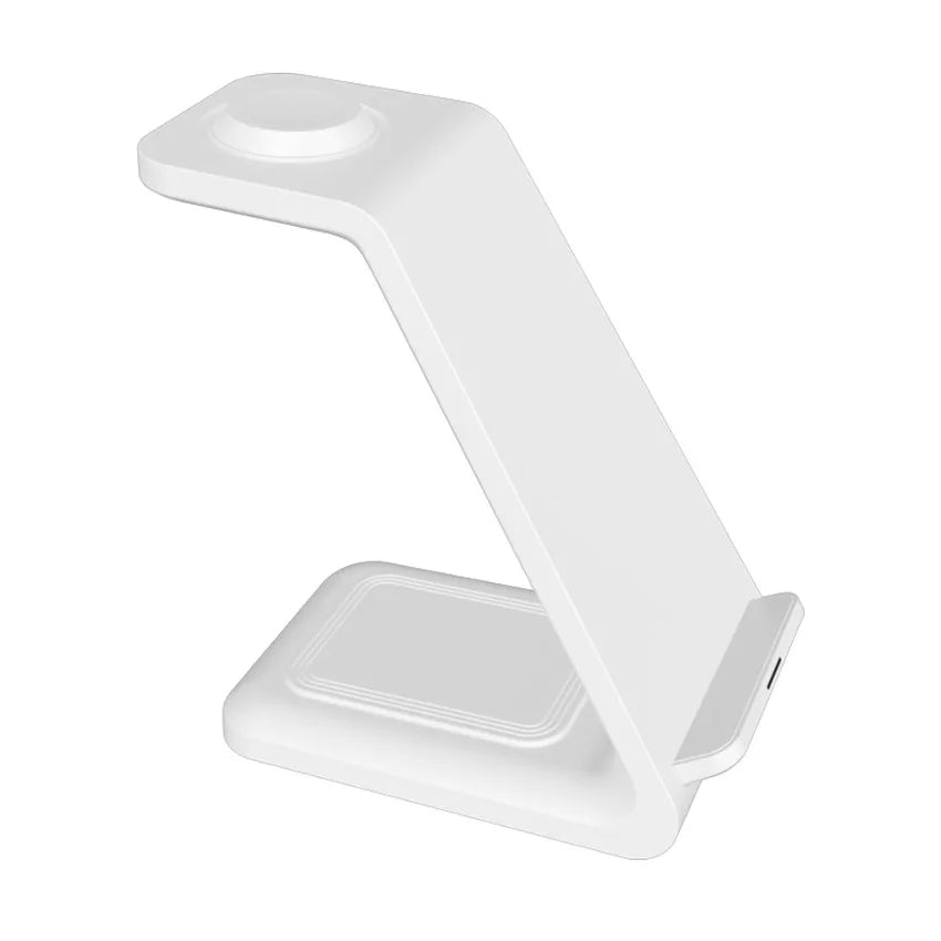 Chargeur 3-en-1 Stand Charge Rapide – iPhone 17-12 Apple Watch 6-8 iWatch AirPods Pro