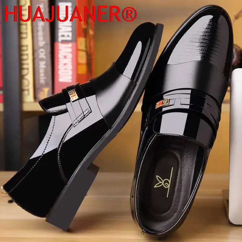 Chaussures Cuir Business Rehaussantes Homme – Formal Casual Automne Confortables