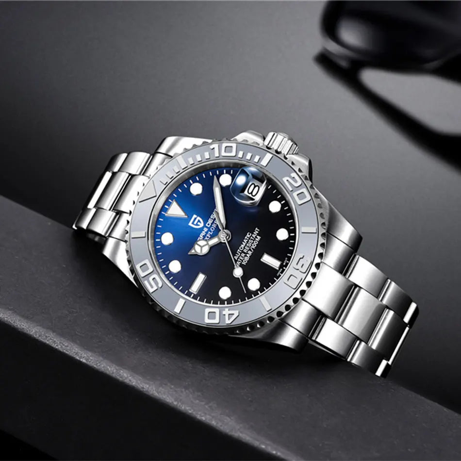 Mechanische Luxusuhr für Herren Pagani Design 40mm – Saphirglas Wasserdicht Automatik