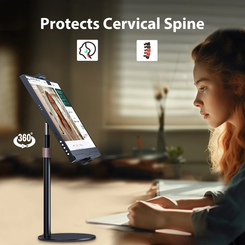 UPERFECT Support VESA Moniteur Portable 360° – Réglable pour Écran 15.6'' & 17.3'' | Compatible Tablette 4.7''-17.3''