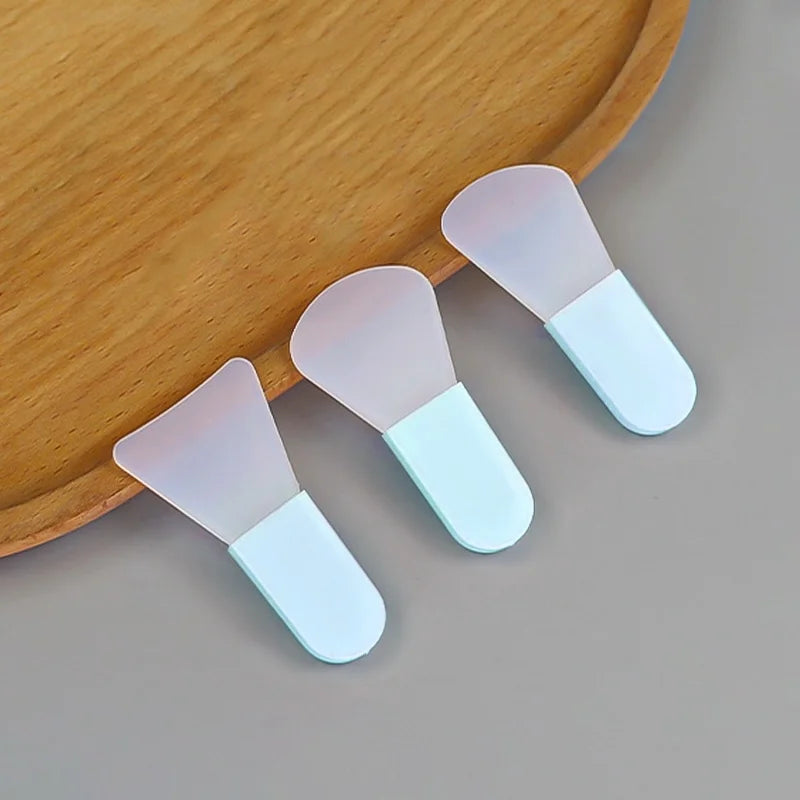 Set 3 Pinceaux Masque Visage en Silicone – Applicateur Argile, Boue & Crème | Outil Soin Visage DIY & Salon