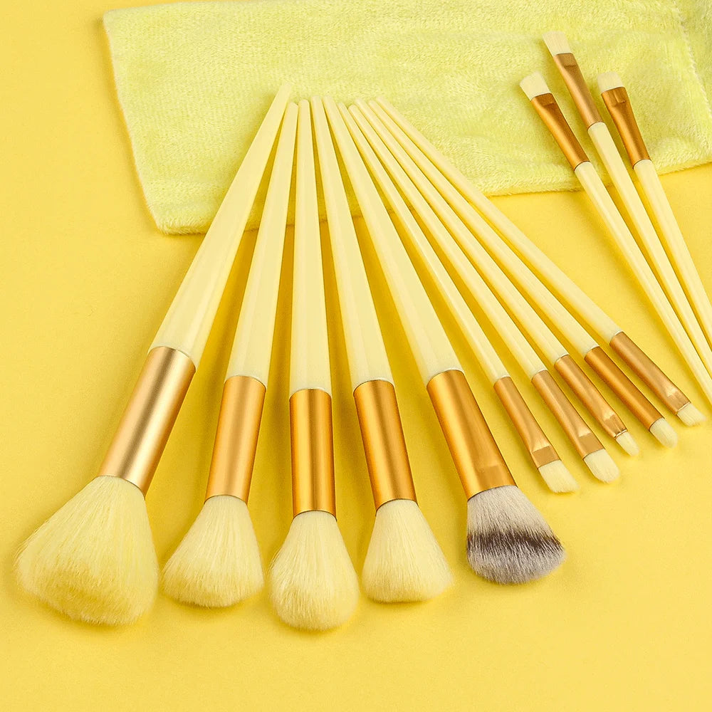 Set de Pinceaux Maquillage 13 Pièces - Synthétiques Premium