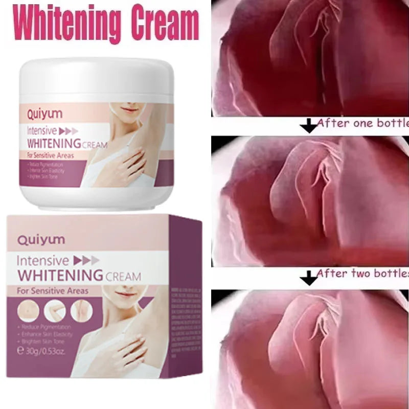 Crème Blanchissante Aisselles & Zone Intime – Hydratante Eclaircissante Coréenne Femme