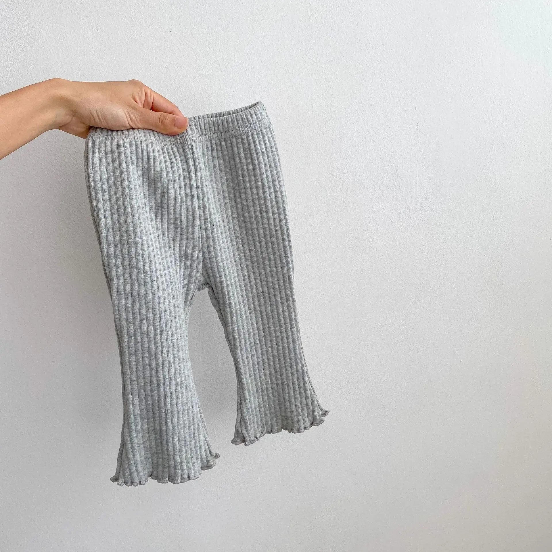 Pantalon Bébé Slim Élastique Couleur Unie – Legging Léger Été Nouveau-Né Garçon Fille Toddler