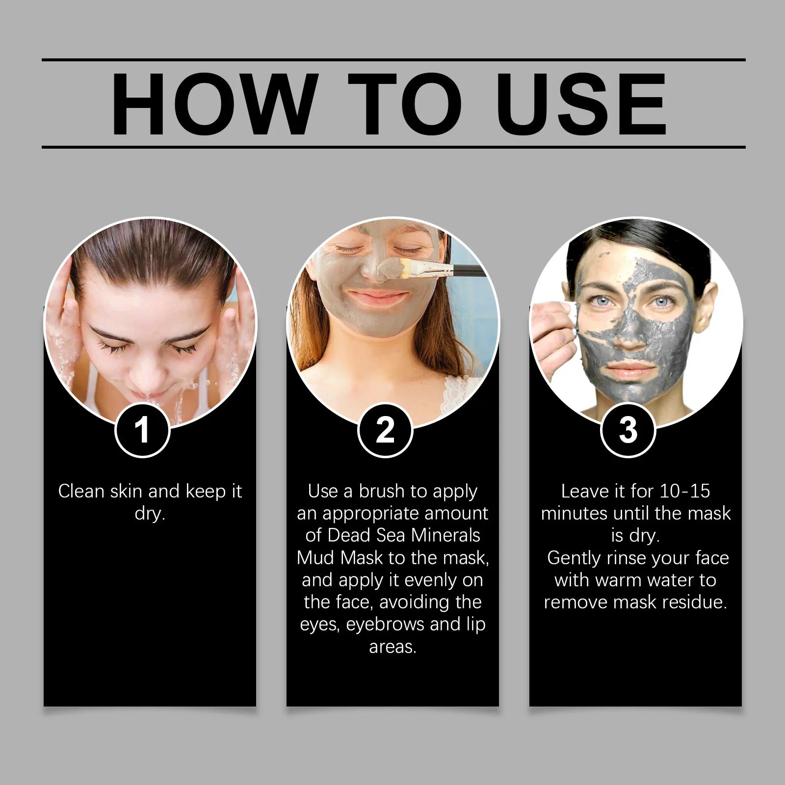 Masque Visage Boue Mer Morte – Purifiant, Éclaircissant & Anti-Points Noirs | Contrôle Sebéum & Réparation Peau