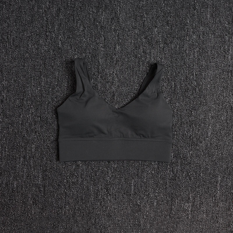 Brassière Sport Femme Dos Nu Sexy – Anti-Choc, Sans Manches | Yoga, Running & Gym | Top Fitness Gainant & Respirant