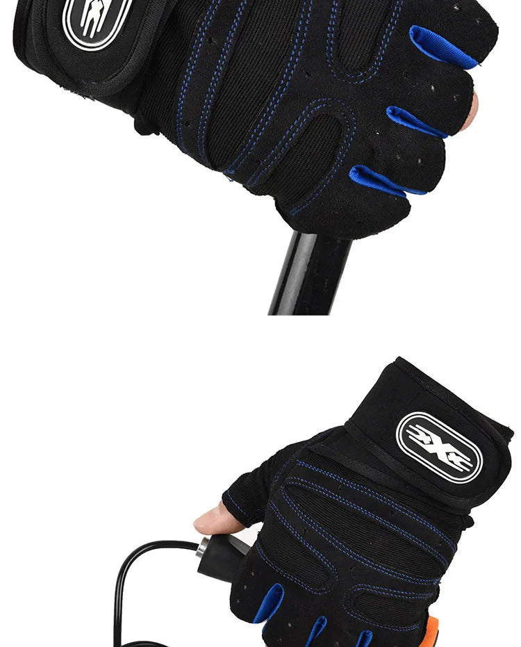 Gants Sport Unisexe Anti-Choc & Anti-Glisse – Protection Poignets | Cyclisme, Randonnée, Musculation & Fitness | Homme & Femme